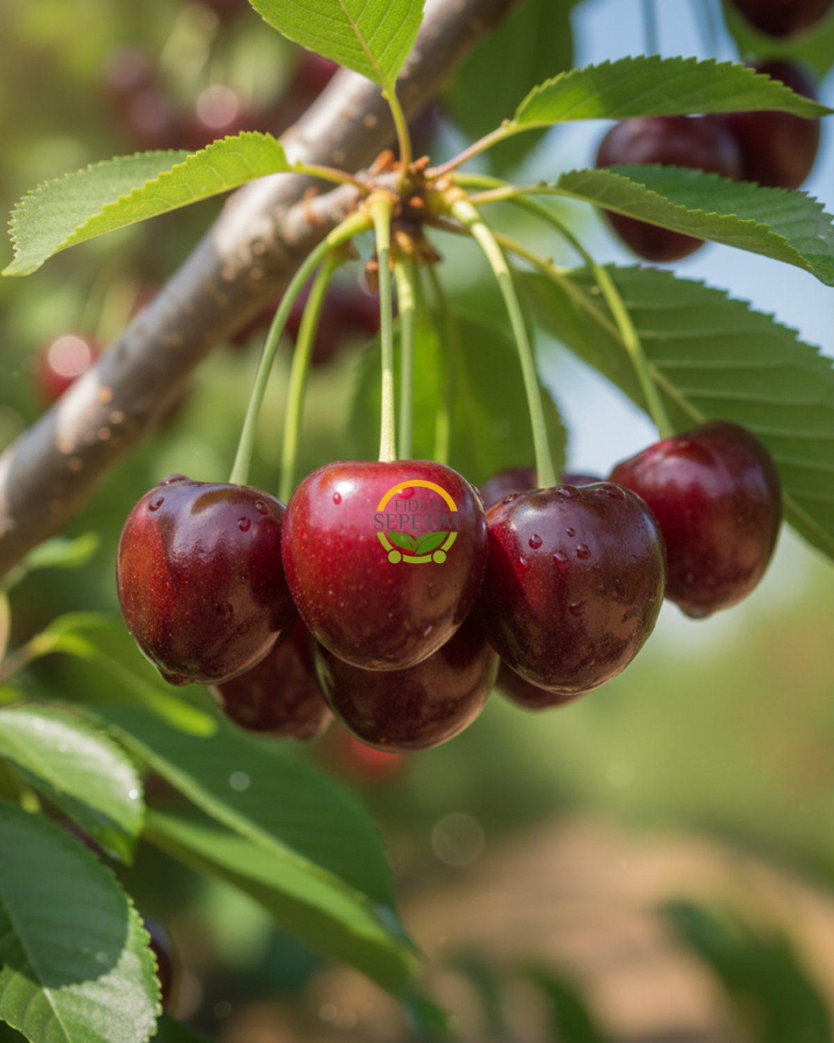 4 Yaş Aşılı Sweet Heart Kiraz Fidanı 'Yarı Bodur'