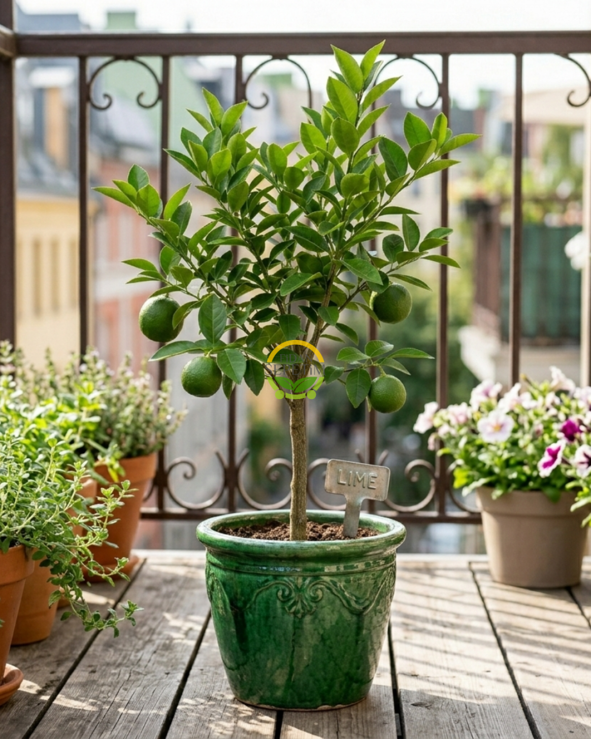 5 Yaş Tahiti Lime Fidanı *ÜZERİ MEYVELİ*
