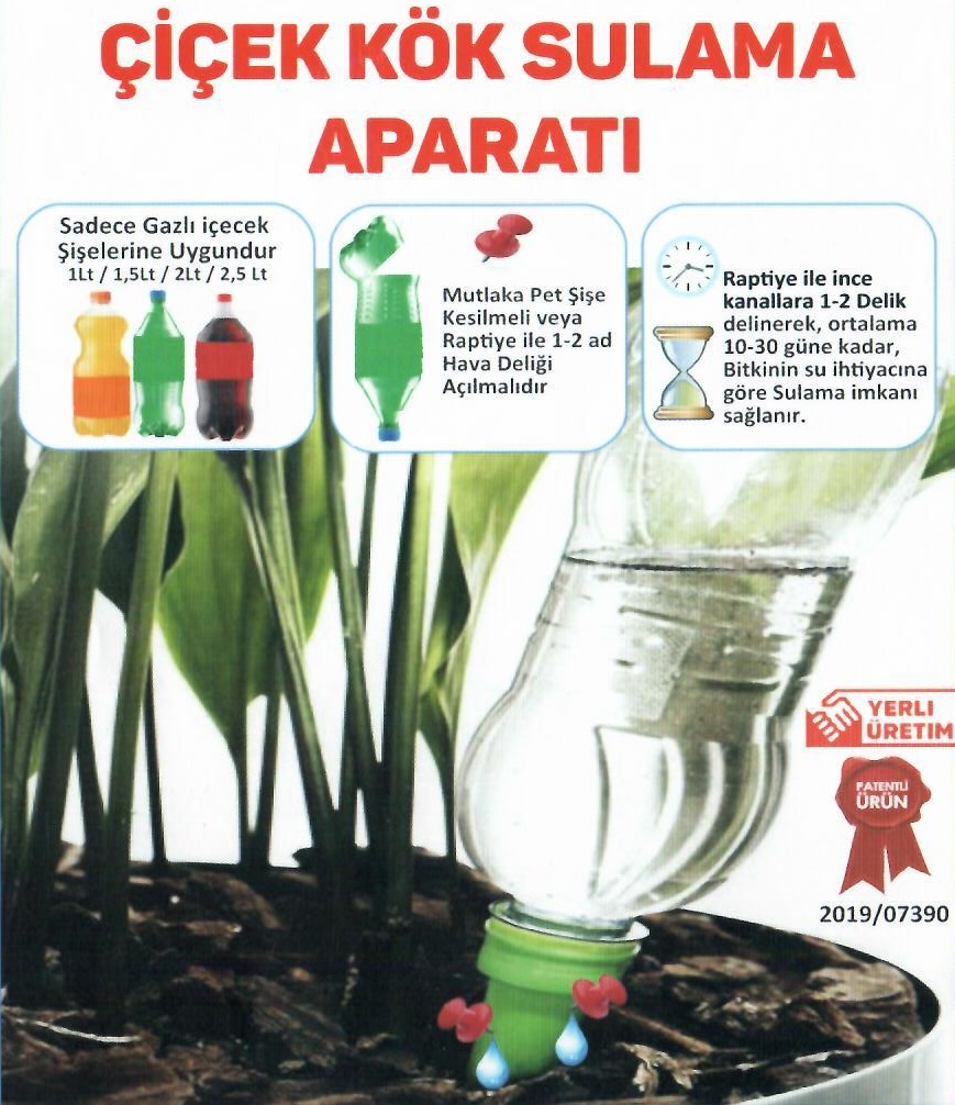 5'li Otomatik Bitki ve Çiçek Sulama Aparatı