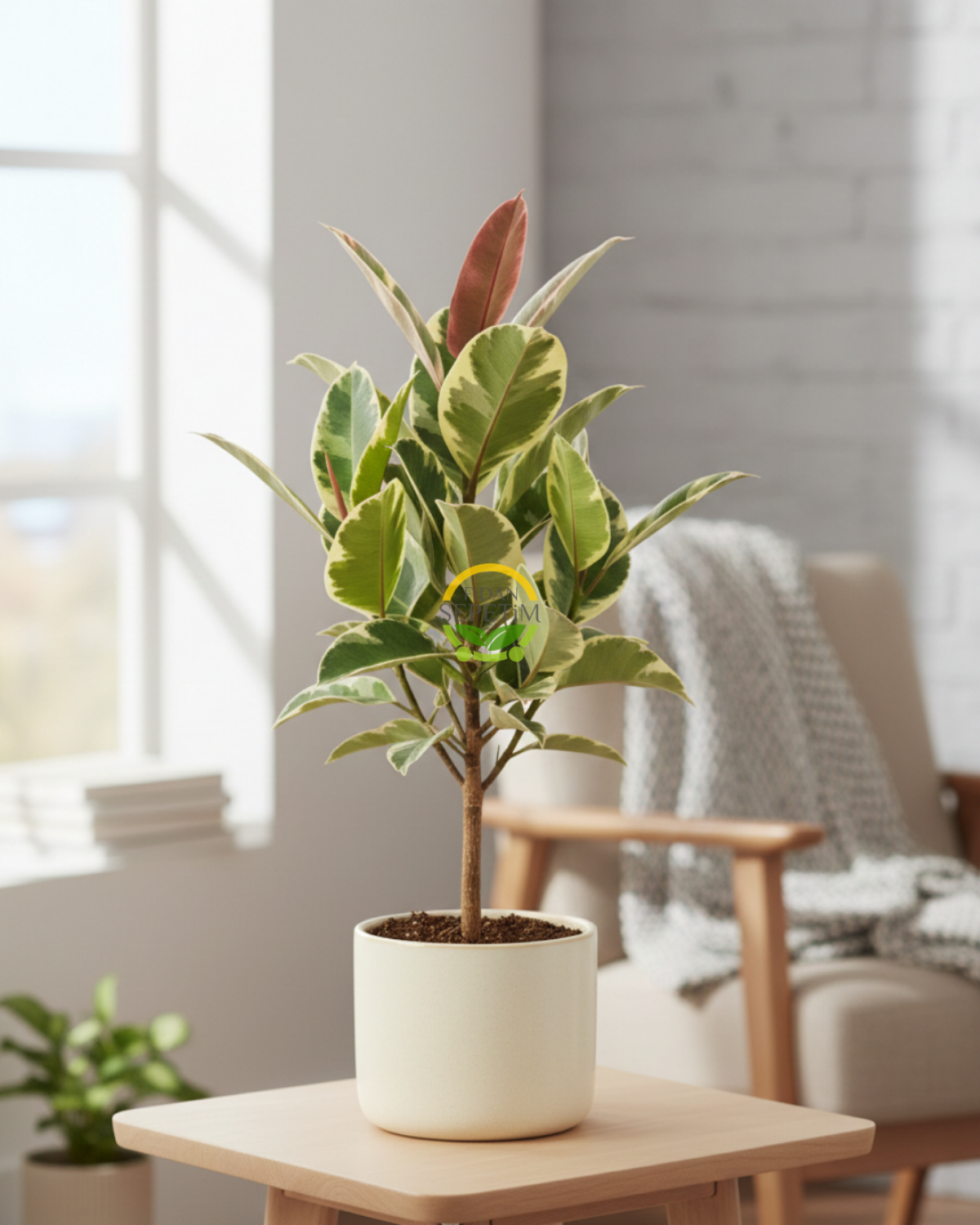 Alacalı Kauçuk Bitkisi 60-80cm Alacalı Kauçuk Bitkisi 60-80cm