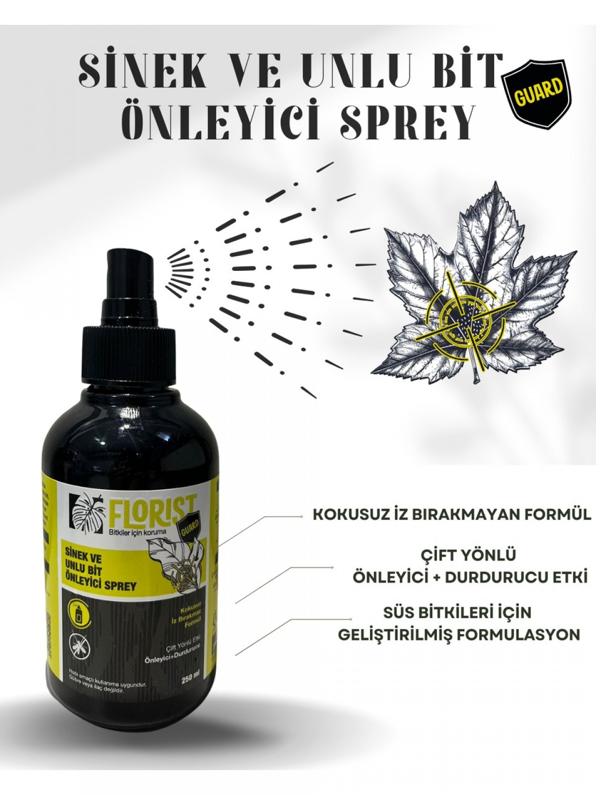 Florist Guard – Sinek & Unlu Bit Önleyici Sprey