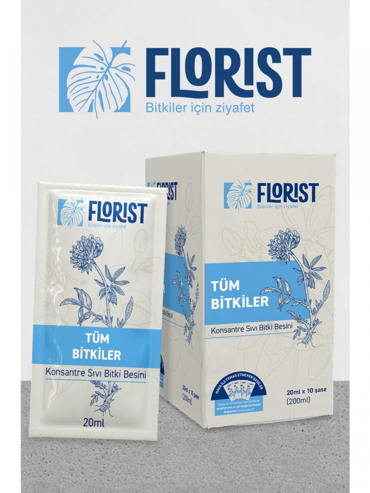 Florist Tüm Bitkiler Genel Kullanım Bitki Besini