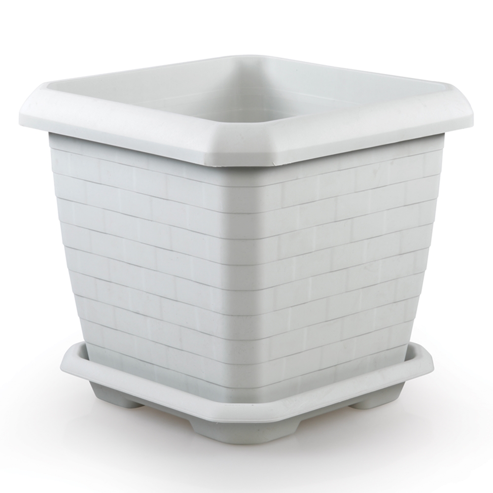 Hisar Kale Saksı 25,5 Litre - Beyaz Renk Hisar Kale Saksı 25,5 Litre - Beyaz Renk