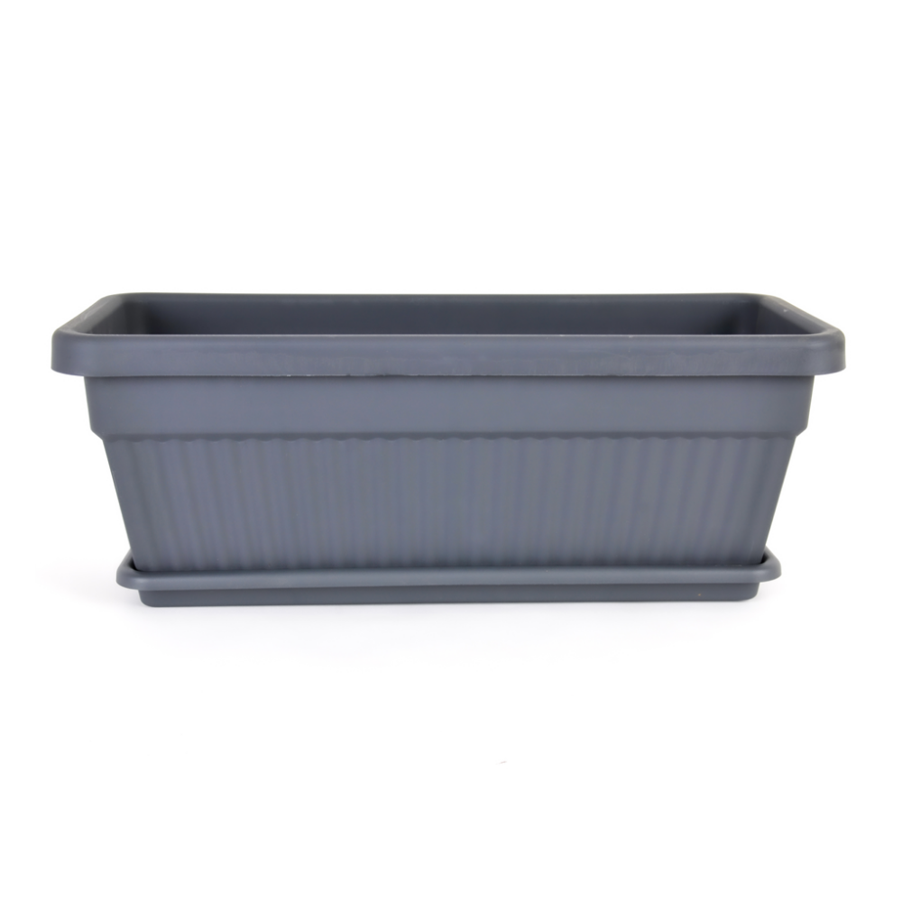 Kemer Bahçe Saksı 22 Litre - Antrasit Renk Kemer Bahçe Saksı 22 Litre - Antrasit Renk