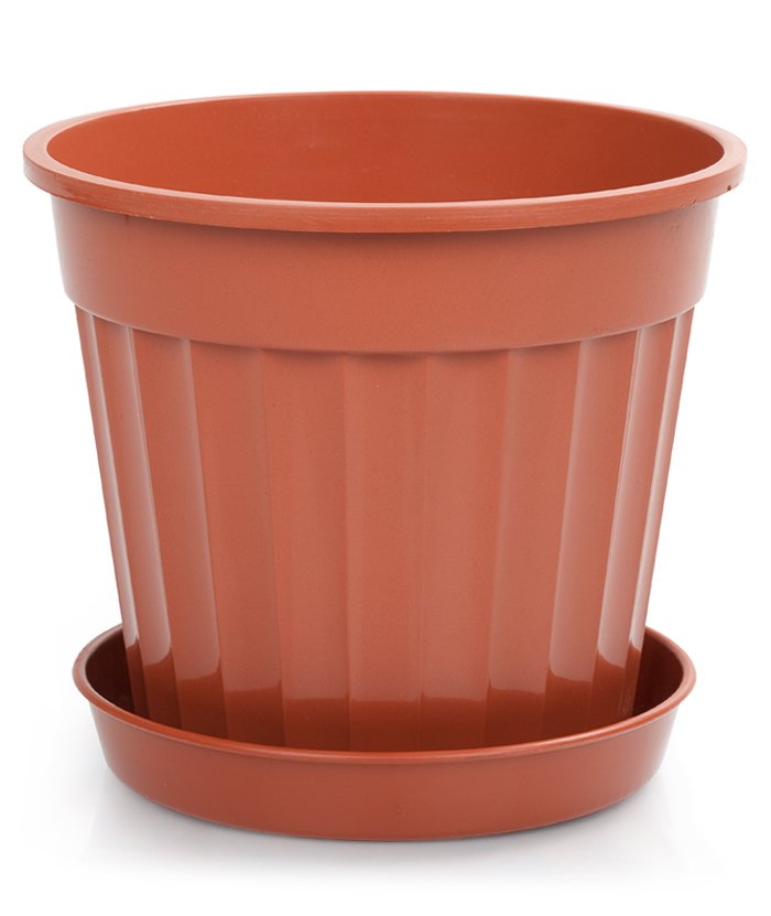 Klasik Salon Saksı 18 LT - Kiremit Renk Klasik Salon Saksı 18 LT - Kiremit Renk