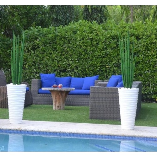 Kumsal Vazo Saksı 9 LT - Beyaz Renk Kumsal Vazo Saksı 9 LT - Beyaz Renk