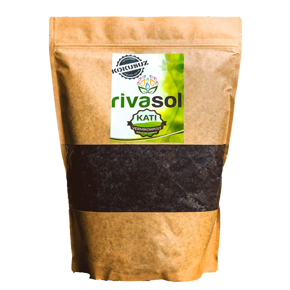 Rivasol 1 Kg Doğal Solucan Gübresi Kraft Paket
