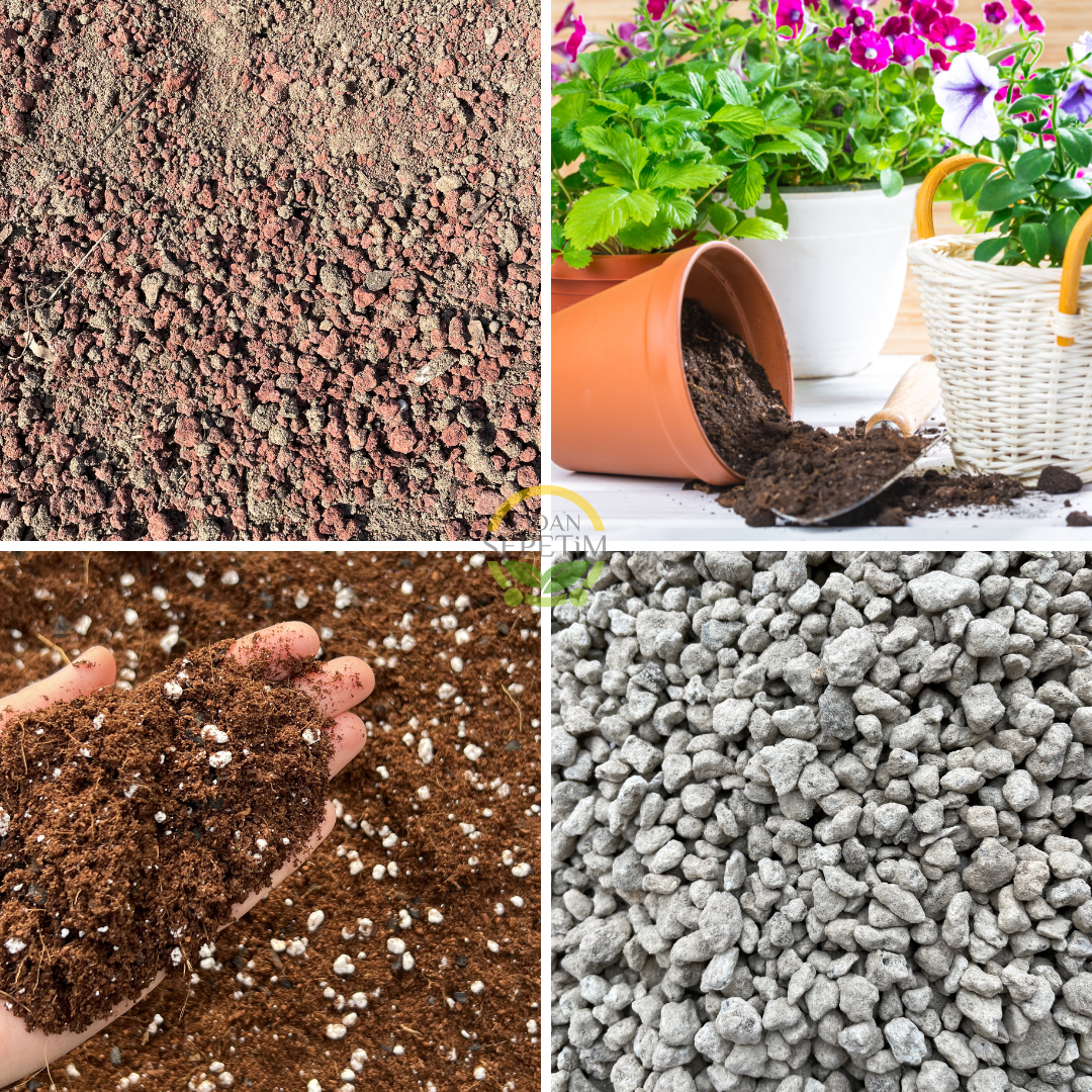 Saksı Toprağı Seti (Dere Mili & Torf & Pomza) 50 Litre Saksı Toprağı Seti (Dere Mili & Torf & Pomza) 50 Litre