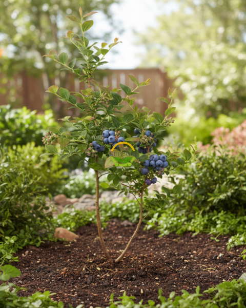 3 Yaş Bluecrop Çeşiti Yaban Mersini Fidanı