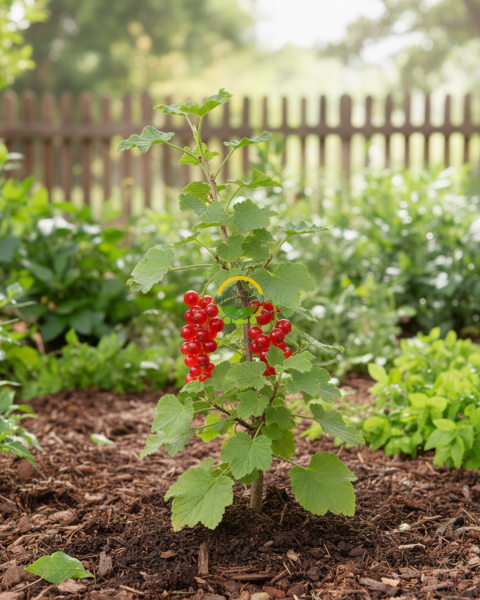 3 Yaş Jonkheer Van Tets Çeşiti Kırmızı Frenk Üzümü Fidanı