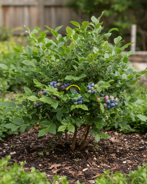 4 Yaş Chandler Çeşiti Yaban Mersini Fidanı