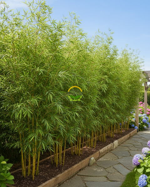 5 Adet Bambu Bitkisi Paketi (Bambusa Aurea) 150cm