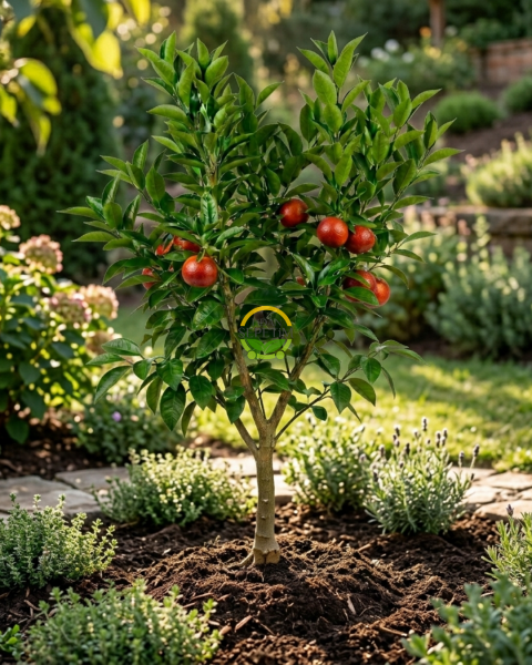 5 Yaş Aşılı Kan Portakalı Fidanı