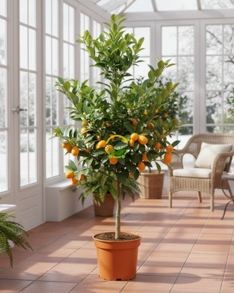 5 Yaş Aşılı Kumkuat(Kamkat) Fidanı *ÜZERİ MEYVELİ*