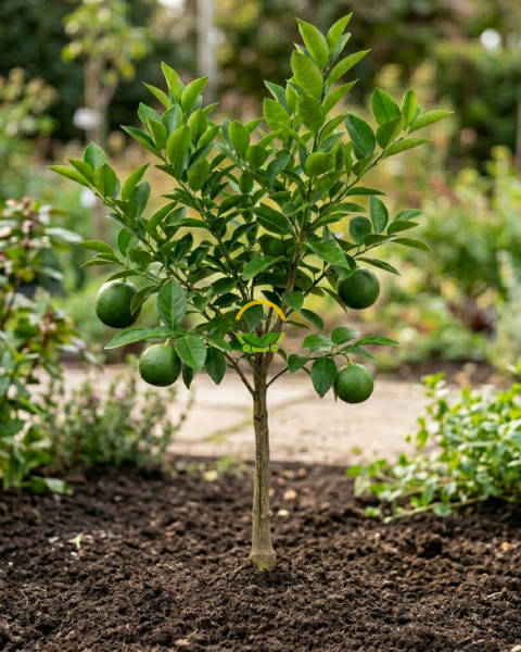 5 Yaş Tahiti Lime Fidanı *ÜZERİ MEYVELİ*