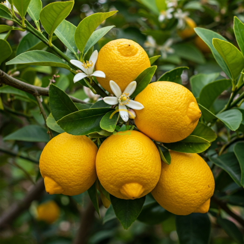 7 Yaş Aşılı Yediveren Mayer Limon Fidanı *ÜZERİ ÇİÇEKLİ*