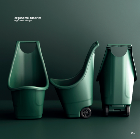 Bahçe Arabası 50 Litre - Yeşil Renk Bahçe Arabası 50 Litre - Yeşil Renk