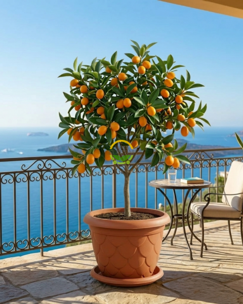 Damla Saksı 17 Litre - Kiremit Renk