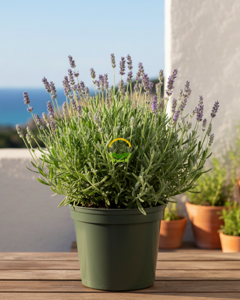 Fransız Lavanta Fidesi 'Lavandula Dentata' 3 Litre Saksıda
