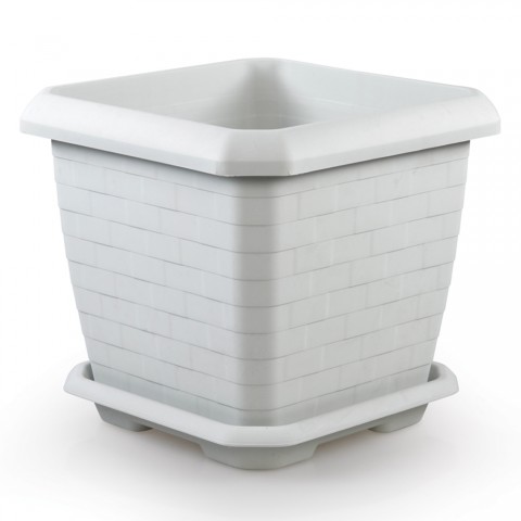 Hisar Kale Saksı 44 LT - Beyaz Renk Hisar Kale Saksı 44 LT - Beyaz Renk