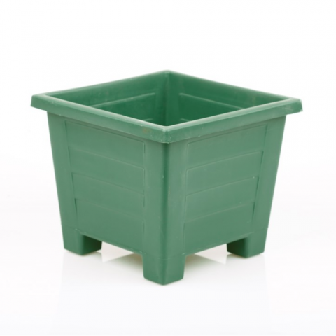 Kare Saksı 30 Litre - Yeşil Renk