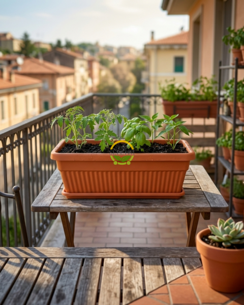 Kemer Bahçe Saksı 22 Litre - Kiremit Renk