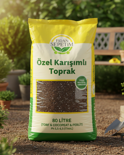 Özel Karışımlı İthal Bitki Toprağı 80 Litre (Torf & Cocopeat & Perlit)