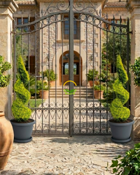 Villa Saksı 14 LT - Antrasit Renk